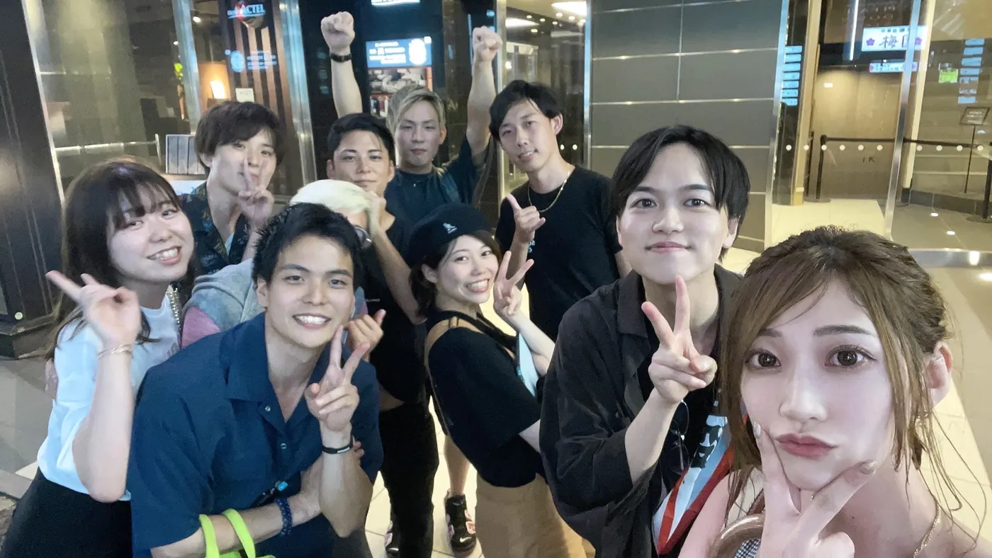 お出かけイベントでの集合写真
